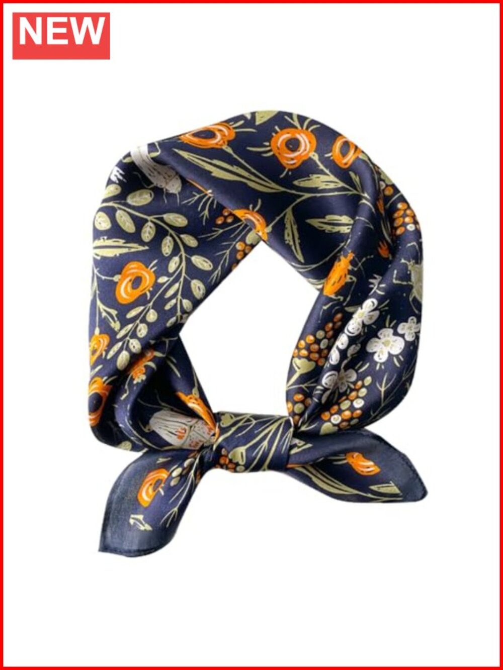 100% Mulberry Silk Scarf 21x21 Small Square Neck Scarf for Women